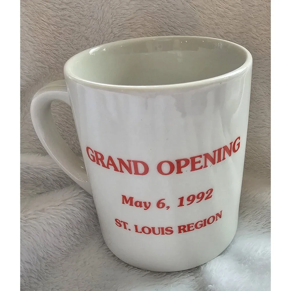 McDonald's Six Flags Grand Opening Mug St. Louis Region May 6 1992